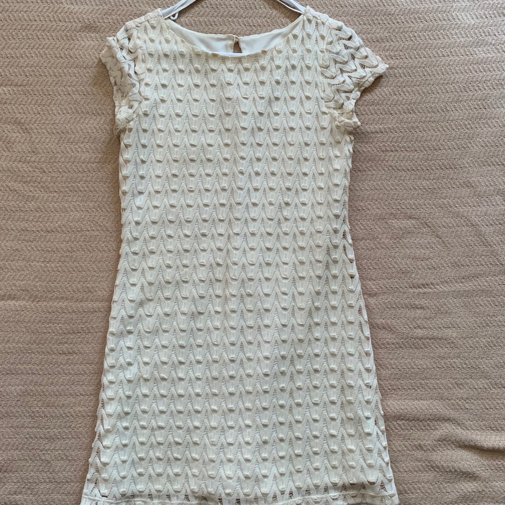 White lace summer dress